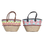 Beach Bag DKD Home Decor Polyester Multicolour PU (56 x 27 x 30 cm) (2 Units)