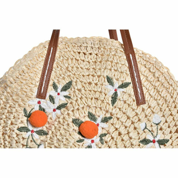 Shoulder Bag DKD Home Decor Natural Polyester Cotton PU (40 x 15 x 40 cm)