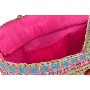 Bag DKD Home Decor Polyester Multicolour 10 % Polyester Straw (51 x 16 x 30 cm)