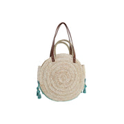 Shoulder Bag DKD Home Decor Natural Grey Polyester Mint Fibre (39 x 9 x 48 cm) (2 Units)