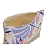 Beach Bag DKD Home Decor Natural Pink Polyester Light mauve (47 x 15 x 40 cm) (2 Units)