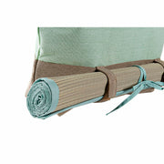 Beach Bag DKD Home Decor Natural Polyester Cotton Green Mustard (51 x 14 x 39 cm) (2 Units)