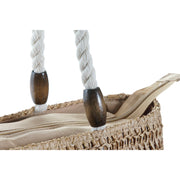 Bag DKD Home Decor Beige Brown Polyester Fibre (41 x 10 x 38 cm) (2 Units)
