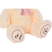Teddy Bear DKD Home Decor Lasso Beige Brown Polyester Children's Bear (2 Units)