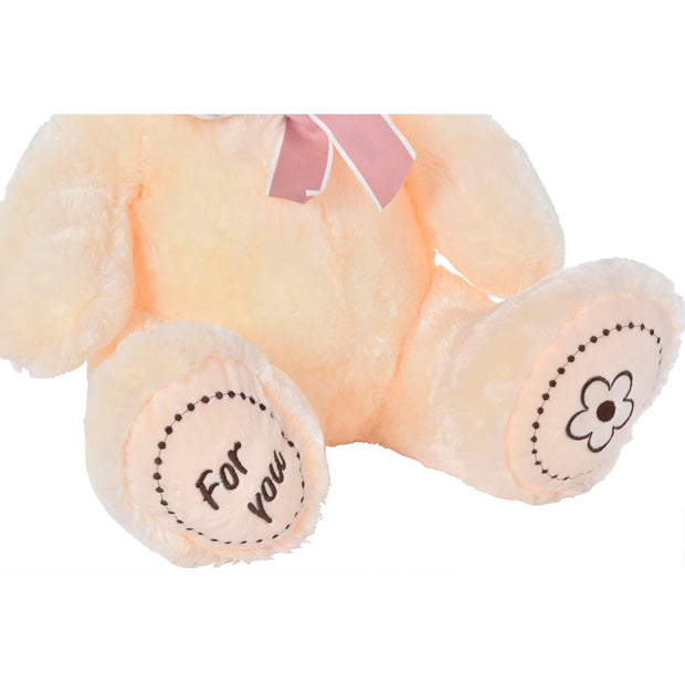 Teddy Bear DKD Home Decor Lasso Beige Brown Polyester Children's Bear (2 Units)