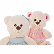 Teddy Bear DKD Home Decor Pink Polyester White Green Children's Dress (2 Units)