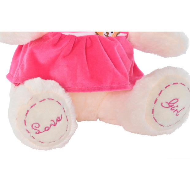 Teddy Bear DKD Home Decor Beige Blue Pink Polyester Children's Bear (2 Units)