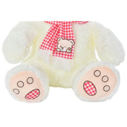 Teddy Bear DKD Home Decor Red Polyester White Burgundy Children's Scarf (2 Units)