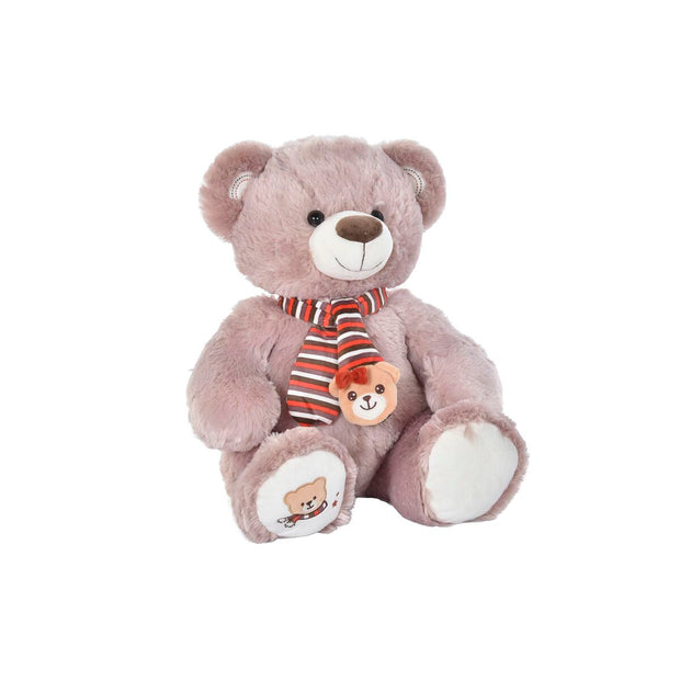 Teddy Bear DKD Home Decor White Scarf Brown Polyester Children's Bear