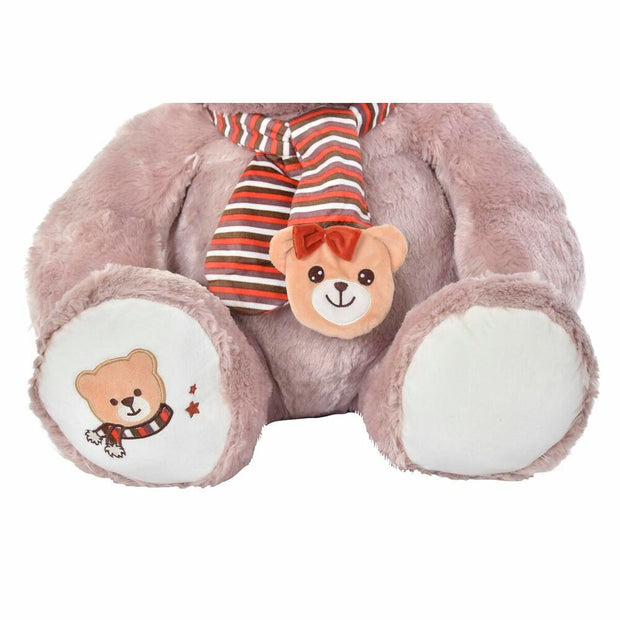 Teddy Bear DKD Home Decor White Scarf Brown Polyester Children's Bear