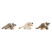 Fluffy toy DKD Home Decor Black Beige Polyester Children's animals (3 Units)