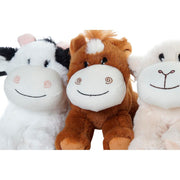 Fluffy toy DKD Home Decor Polyester Children's animals (10 x 10 x 16 cm) (4 Units)