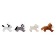 Fluffy toy DKD Home Decor Polyester Children's animals (10 x 10 x 16 cm) (4 Units)