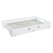 Schale DKD Home Decor MDF Weiß (73 x 35 x 29 cm)