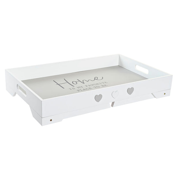 Schale DKD Home Decor MDF Weiß (73 x 35 x 29 cm)