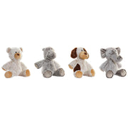 Fluffy toy DKD Home Decor Polyester Children's animals (30 x 20 x 42 cm) (4 Units)