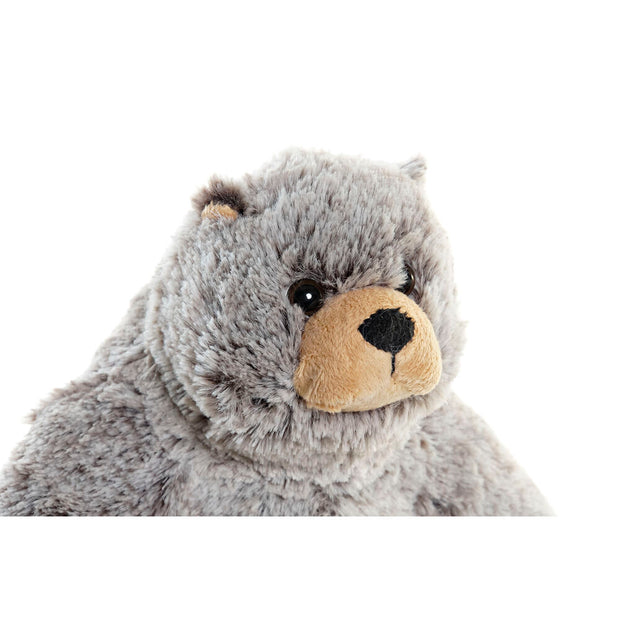 Teddy Bear DKD Home Decor Grey Beige Polyester Children's Bear (2 units)