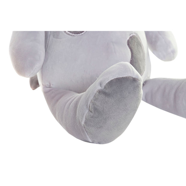 Fluffy toy DKD Home Decor Grey Brown Polyester Children's Giraffe (2 Units)