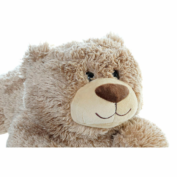 Teddy Bear DKD Home Decor Brown Polyester White Children's Lying (2 Units)