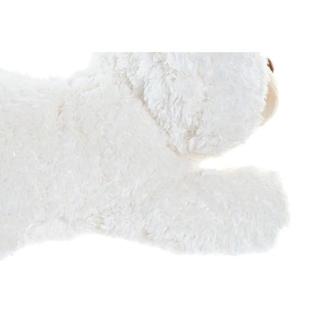 Teddy Bear DKD Home Decor Brown Polyester White Children's Lying (2 Units)