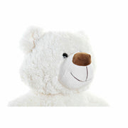 Teddy Bear DKD Home Decor Brown Polyester White Children's Bear (2 Units)