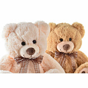 Teddy Bear DKD Home Decor Lasso Beige Brown Polyester Children's Bear (2 Units)