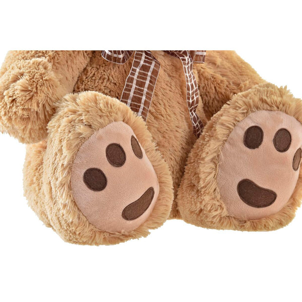 Teddy Bear DKD Home Decor Lasso Beige Brown Polyester Children's Bear (2 Units)