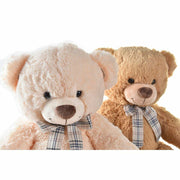 Teddy Bear DKD Home Decor Lasso Beige Brown Polyester Children's Bear (2 Units)