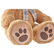 Teddy Bear DKD Home Decor Lasso Beige Brown Polyester Children's Bear (2 Units)