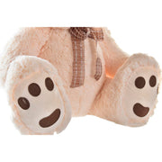 Teddy Bear DKD Home Decor Lasso Beige Brown Polyester Children's Bear (2 Units)