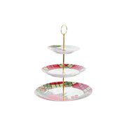 Obstschale DKD Home Decor 3-stöckige Abstützung (27 x 27 x 35 cm)