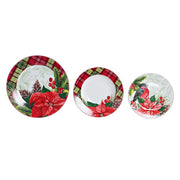 Geschirr-Set DKD Home Decor 18 Stücke Porzellan (27 x 27 x 3 cm)