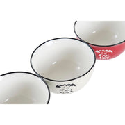Schale DKD Home Decor Porzellan Steingut Berg (500 ml) (3 Stück)