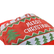 Fußwärmer DKD Home Decor Rot Polyester grün (30 x 40 x 15 cm) (2 Stück)