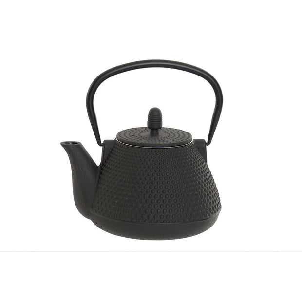 Teekanne DKD Home Decor Schwarz Gusseisen (1L)