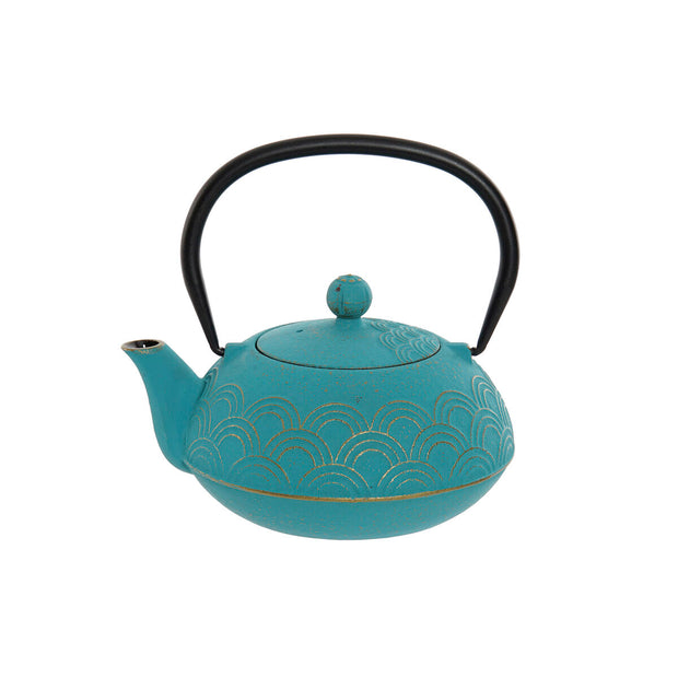 Teekanne DKD Home Decor Blau Gusseisen (900 ml)