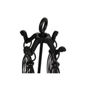 Kaminutensilien DKD Home Decor Schwarz Gusseisen (21,5 x 21,5 x 66 cm)