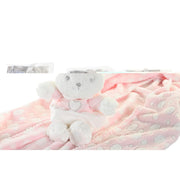 Gift Set for Babies DKD Home Decor Pink Polyester (3 Units)