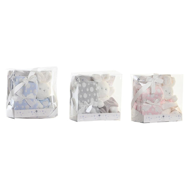 Gift Set for Babies DKD Home Decor Pink Polyester (3 Units)