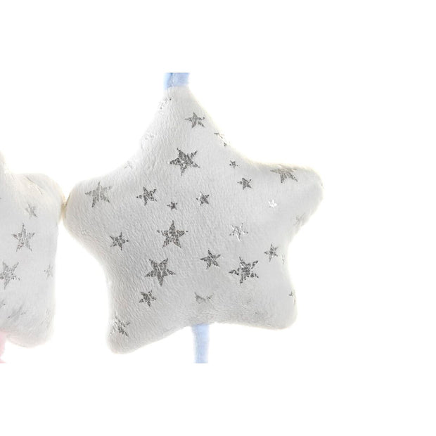 Fluffy toy DKD Home Decor Pendant Polyester Star Bear (13 x 6 x 40 cm) (2 Units)