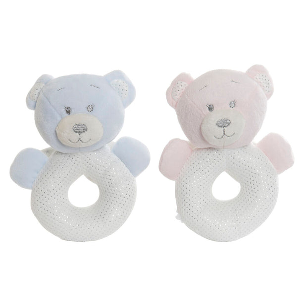 Fluffy toy DKD Home Decor Polyester Bear (13 x 5 x 17 cm) (2 Units)