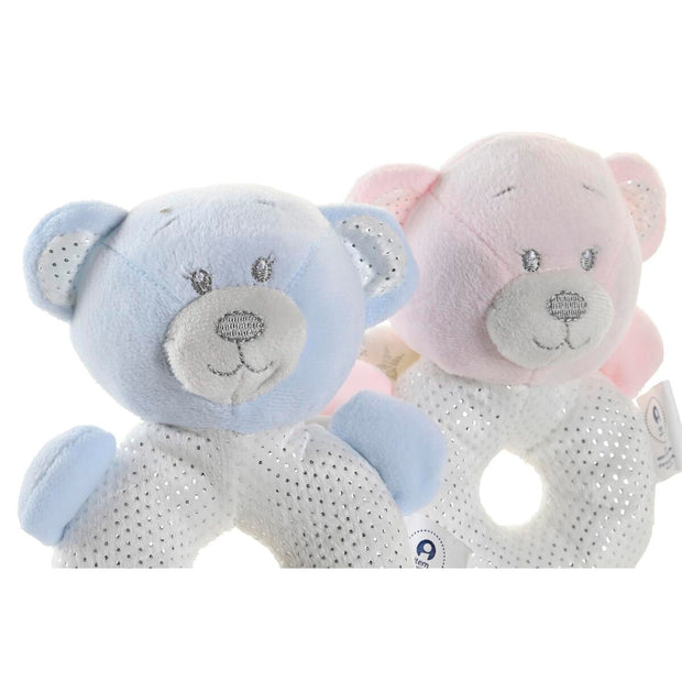 Fluffy toy DKD Home Decor Polyester Bear (13 x 5 x 17 cm) (2 Units)
