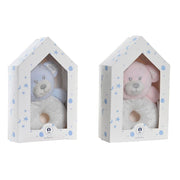 Fluffy toy DKD Home Decor Polyester Bear (13 x 5 x 17 cm) (2 Units)