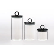 Set mit 3 Kanistern DKD Home Decor Kristall Bambus (1100 ml)