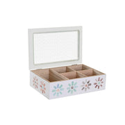 Teebox DKD Home Decor Kristall Holz MDF (2 Stück) (23 x 15 x 7 cm)