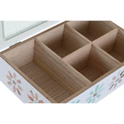 Teebox DKD Home Decor Kristall Holz MDF (2 Stück) (23 x 15 x 7 cm)