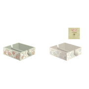 Serviettenring DKD Home Decor Metall Holz MDF (18 x 18 x 6 cm) (2 Stück)