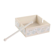 Serviettenring DKD Home Decor Metall Holz MDF (18 x 18 x 6 cm) (2 Stück)