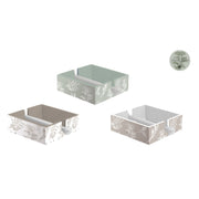 Serviettenring DKD Home Decor Metall Holz MDF (18 x 18 x 6 cm) (3 Stück)