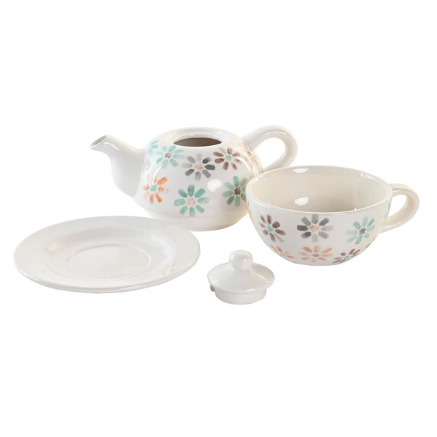 Teekanne DKD Home Decor Kop Dolomite (750 ml) (2 Stück)